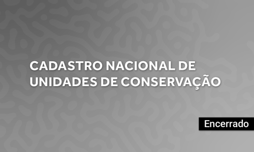 Cadastro Nacional de Unidades de Conservação